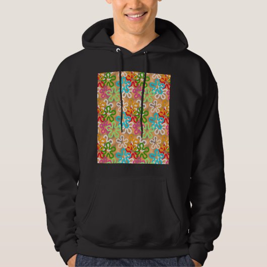 African Ankara Pattern Design Hoodie (Voorkant)