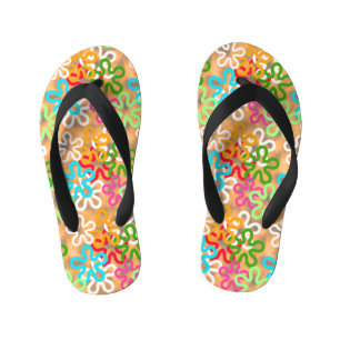 African Ankara Pattern Design Kinder Teenslippers