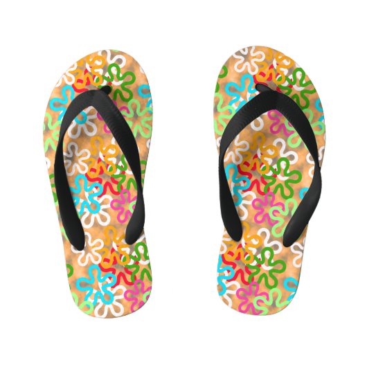 African Ankara Pattern Design Kinder Teenslippers (Voetbed)