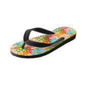 African Ankara Pattern Design Kinder Teenslippers (Schuin)