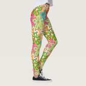 African Ankara Pattern Design Leggings (Rechts)