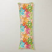 African Ankara Pattern Design Lichaamskussen (Voorkant Verticaal)
