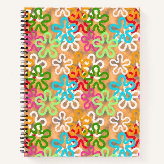 African Ankara Pattern Design Notitieboek (Voorkant)