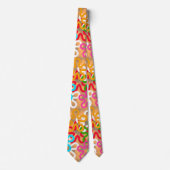 African Ankara Pattern Design Stropdas (Voorkant)