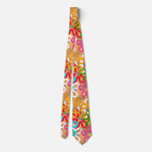 African Ankara Pattern Design Stropdas (Achterkant)