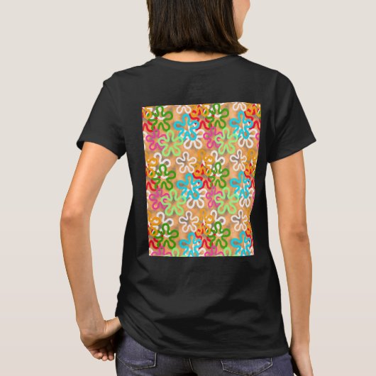 African Ankara Pattern Design T-shirt (Achterkant)
