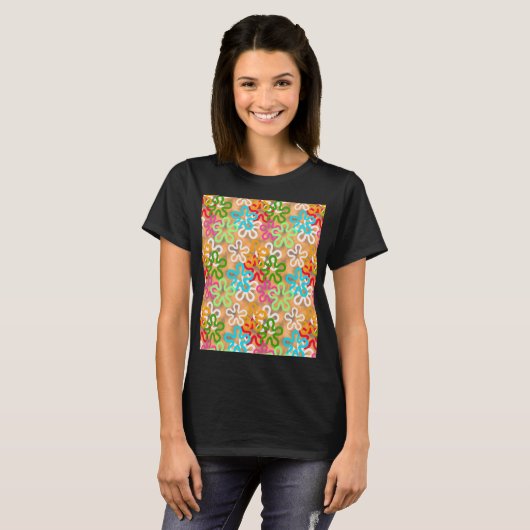 African Ankara Pattern Design T-shirt (Voorkant volledig)