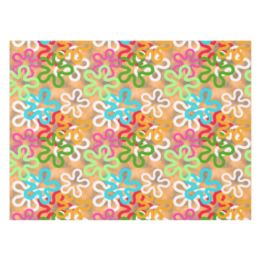 African Ankara Pattern Design Tafelkleed (Voorkant (Horizontaal))