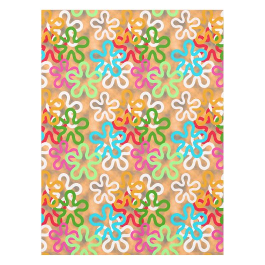 African Ankara Pattern Design Tafelkleed (Voorkant)