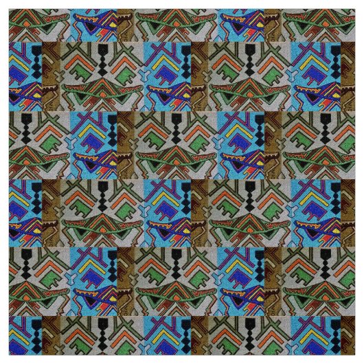 African Art Fabric, Ankara Design Stof (Swatch)
