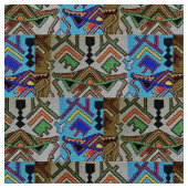 African Art Fabric, Ankara Design Stof (Close Up)
