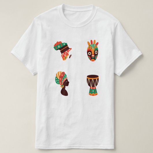 African Art Mens T-Shirt (Design voorkant)