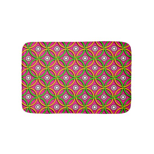 African Art: Naadloos Abstract Afbeelding Badmat (Voorkant)