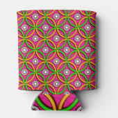African Art: Naadloos Abstract Afbeelding Blikjeskoeler (Achterkant)