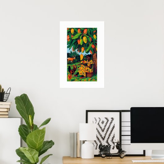 African Art Print (Thuiskantoor)