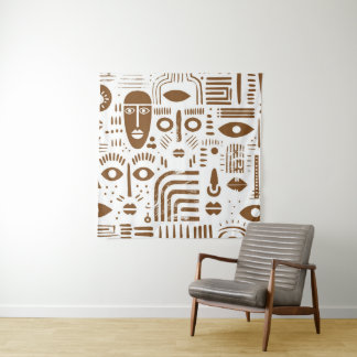 African Artwork Tapestry Wandkleed