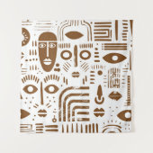 African Artwork Tapestry Wandkleed (Voorkant)