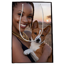 African Basenji Blank Card  Medium Cadeauzakje