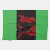 African Beastmaster Queen Kitchen Towel Theedoek (Horizontaal)