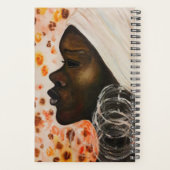 African Beauty Planner  Vrouw (Achterkant)