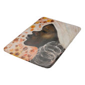African Beauty Vrouw Badmat (Gekanteld)