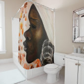 African Beauty  Vrouw Douchegordijn (In situ)
