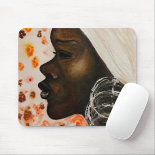 African Beauty - Watercolor Painting Muismat