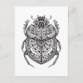African Beetle Zendoodle Briefkaart (Voorkant)
