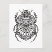 African Beetle Zendoodle Briefkaart (Voorkant)