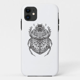 African Beetle Zendoodle iPhone 11 Hoesje