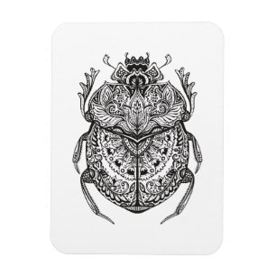 African Beetle Zendoodle Magneet