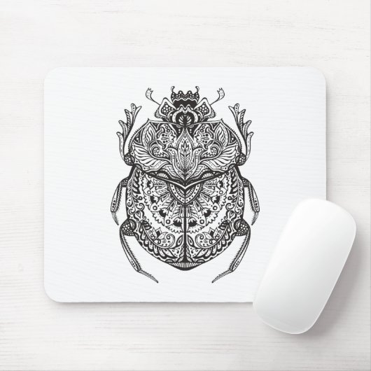African Beetle Zendoodle Muismat (Met muis)