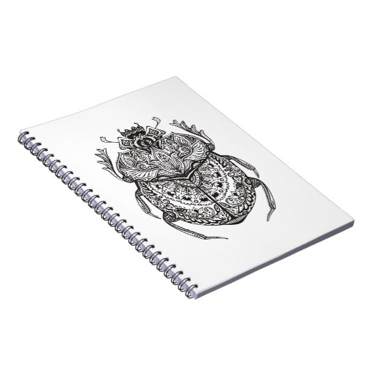 African Beetle Zendoodle Notitieboek (Rechterzijde)