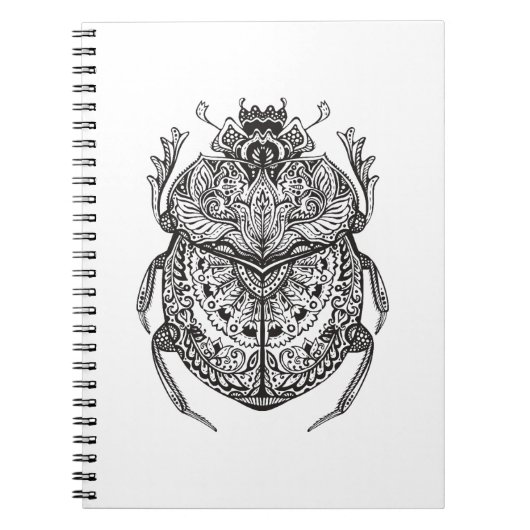 African Beetle Zendoodle Notitieboek (Voorkant)