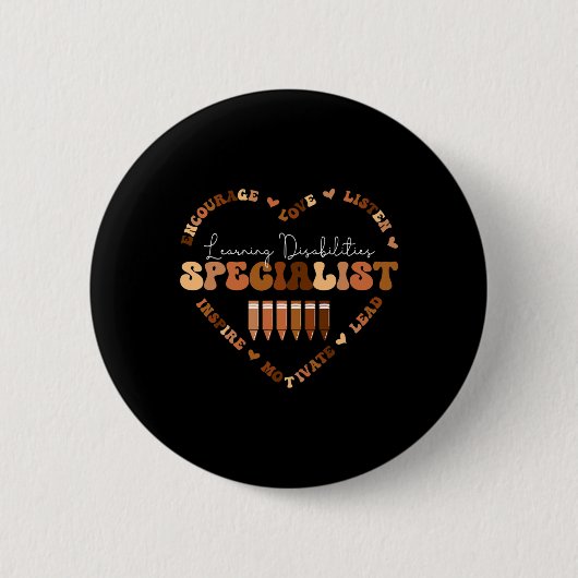 African Black History Maand Leerproblemen Ronde Button 5,7 Cm (Voorkant)