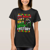 African Black King History One Month Can't Hold Ou T-shirt (Voorkant)
