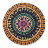 African Boho Collectie - Beauty Keramische Knop (Voorkant)