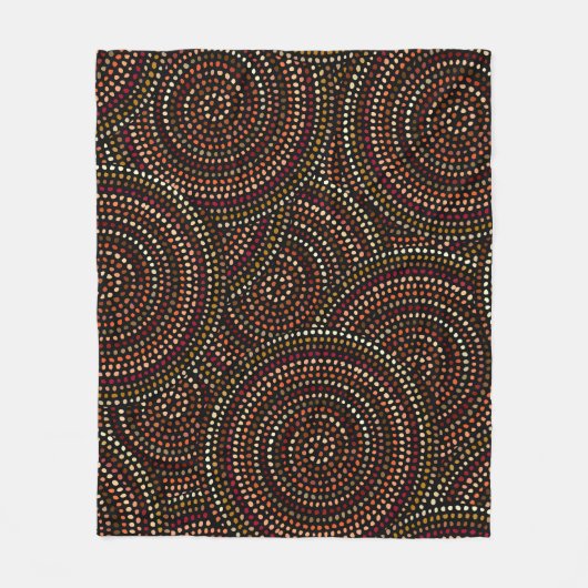 African Boho: Tribal Seamless Art. Fleece Deken (Voorkant)