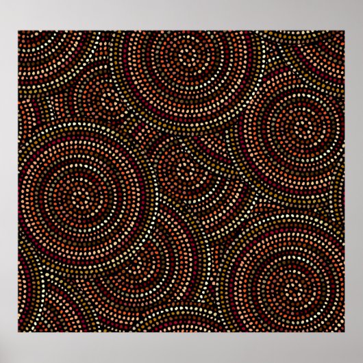 African Boho: Tribal Seamless Art. Poster (Voorkant)
