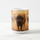 African Buffalo Herd Strength & Unity Wildlife Art Koffiemok (Center)