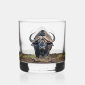 African buffalo whisky glas (Voorkant)