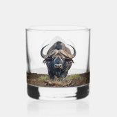 African buffalo whisky glas (Achterkant)
