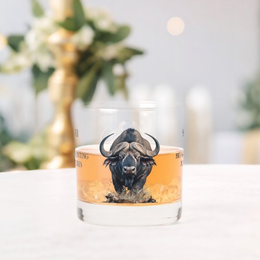 African buffalo whisky glas (Insitu (Huwelijk))