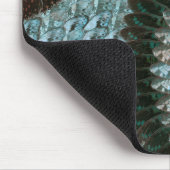 African Butterfly Wing Art Mousepad - Dusy Blues Muismat (Hoek)