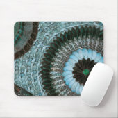 African Butterfly Wing Art Mousepad - Dusy Blues Muismat (Met muis)
