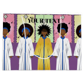 African Carolers Singers KerstChoir Groot Cadeauzakje (Achterkant)