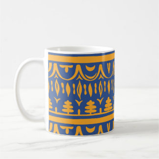 African Chevrons: Ethnic Tribal Pattern Koffiemok