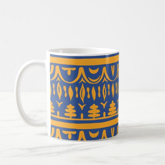 African Chevrons: Ethnic Tribal Pattern Koffiemok (Links)