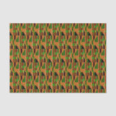African Classic Kente Cloth Pattern K01 Tissuepapier (Voorkant)
