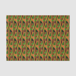 African Classic Kente Cloth Pattern K01 Tissuepapier